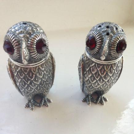 Photo of Pair Owl Salt & Pepper Shakers