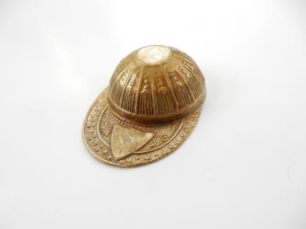 Photo of Brass Caddy Spoon in Form of Jockey Cap
