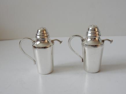 Photo of English Silver-Plated Watering Can Salt & Pepper Shaker