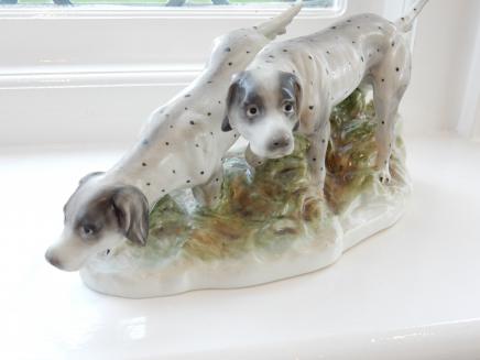 Photo of German Porcelain Pointer Dog Figurine