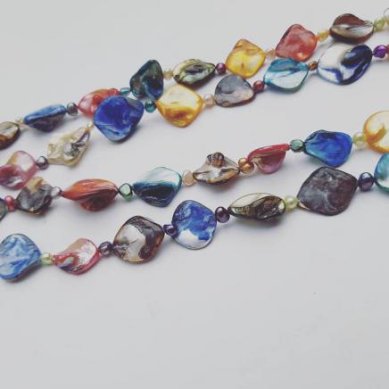 Photo of Natural Shell Bead Necklace
