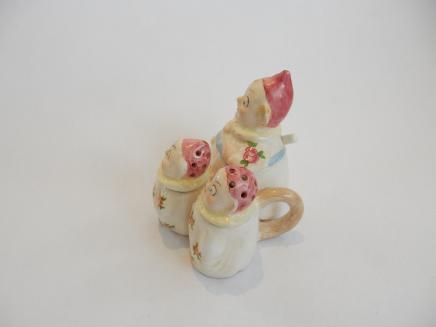 Photo of German Porcelain Clown Cruet Set