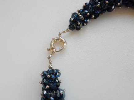 Photo of Midnight Blue Crystal Choker Necklace