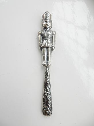Photo of Sterling Silver Toy Soldier Baby Rattle