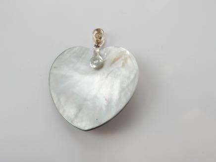 Photo of Abalone Shell Heart Pendant