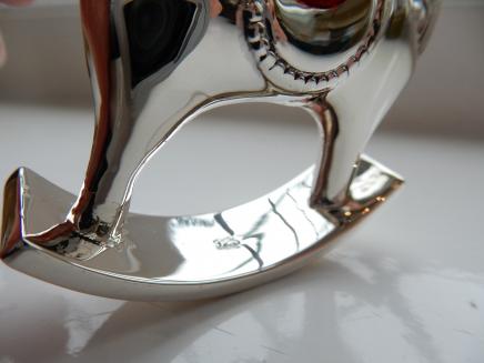 Photo of Solid Silver Rocking Horse Pin Cushion