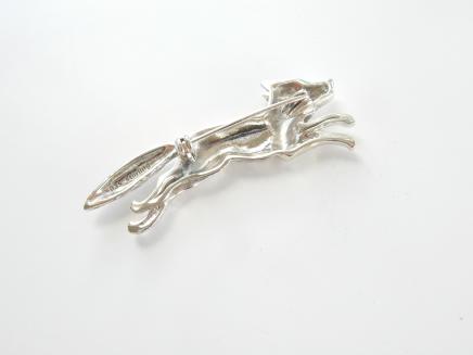 Photo of Solid Silver Real Ruby Fox Brooch