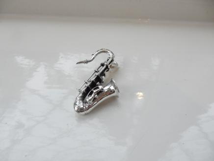 Photo of Solid Silver Trumpet Pendant