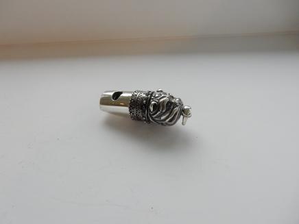 Photo of Sterling Silver British Bull Dog Whistle