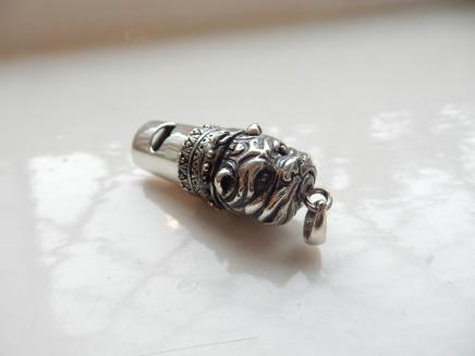 Photo of Sterling Silver British Bull Dog Whistle