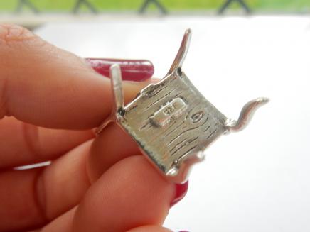 Photo of Sterling Silver Dolls House Chair Pin Cushion
