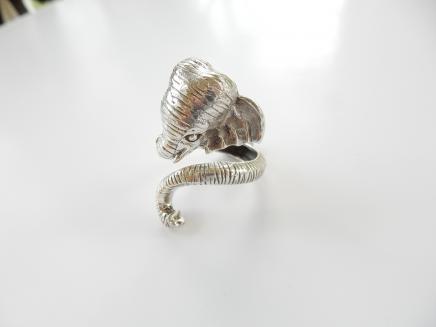 Photo of Sterling Silver Elephant Ring