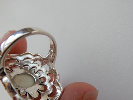 Photo of Silver Opal Filigree Ring