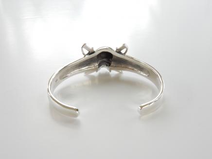 Photo of Gothic Sterling Silver Skull Bracelet