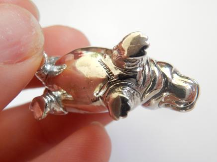 Photo of Silver Hippo Charm