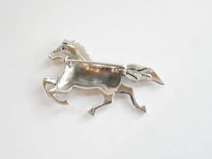 Photo of Sterling Silver Horse Brooch
