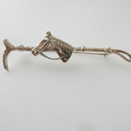 Photo of Sterling Silver Horse Stock Pin