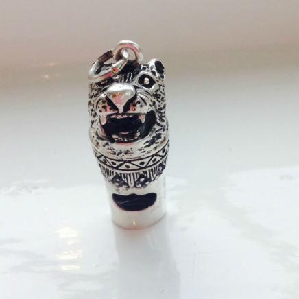 Photo of Sterling Silver Snarling Cat Whistle