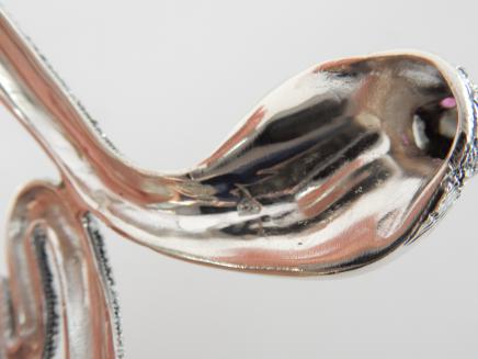 Photo of Silver Marcasite & Ruby Snake Bracelet
