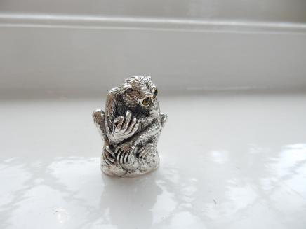 Photo of Sterling Silver Monkey Pin Cushion 
