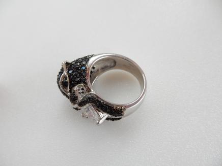 Photo of Swarovski Black Jaguar Ring