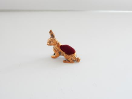 Photo of Vintage Silver Figural Hare Pin Cushion