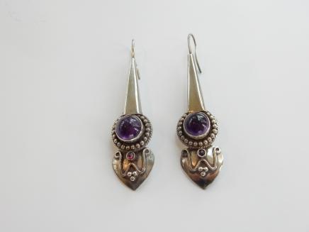 Photo of Vintage Solid Silver Earrings