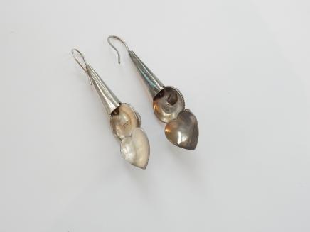 Photo of Vintage Solid Silver Earrings