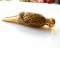 Novelty 18ct Gold Plated Stork Bird Scent Bottle