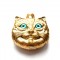 Novelty 18ct Goldplated Cat Perfume Bottle