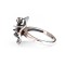 Sterling Silver Spider on Web Ring