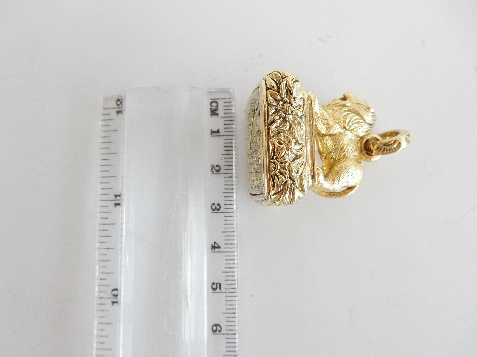 Photo of Gold Plated Lion Signet Seal