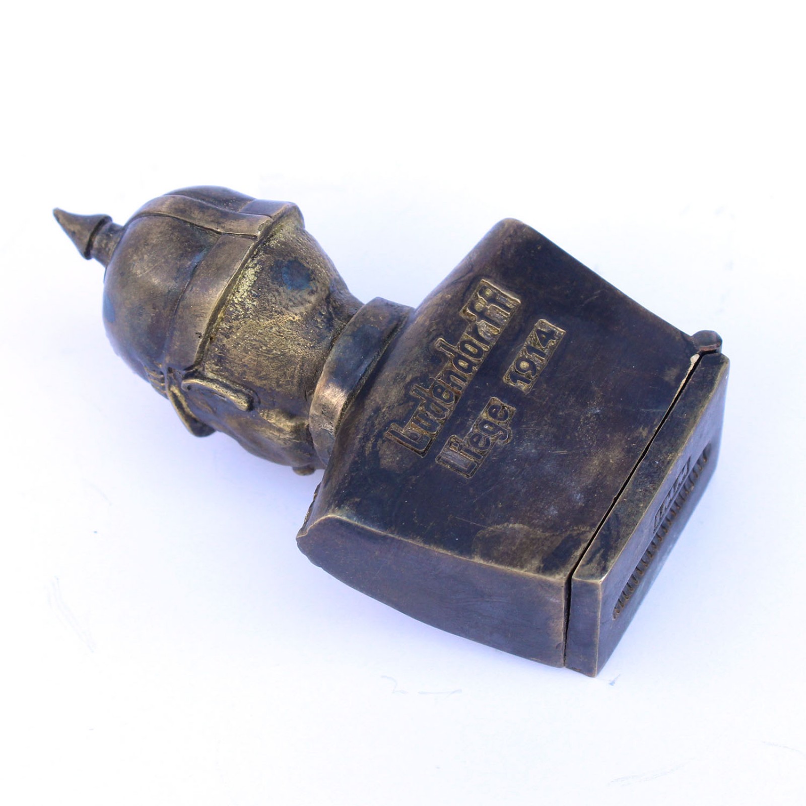 Photo of Brass First World War Ludendorff General Vesta, Match Safe WW1