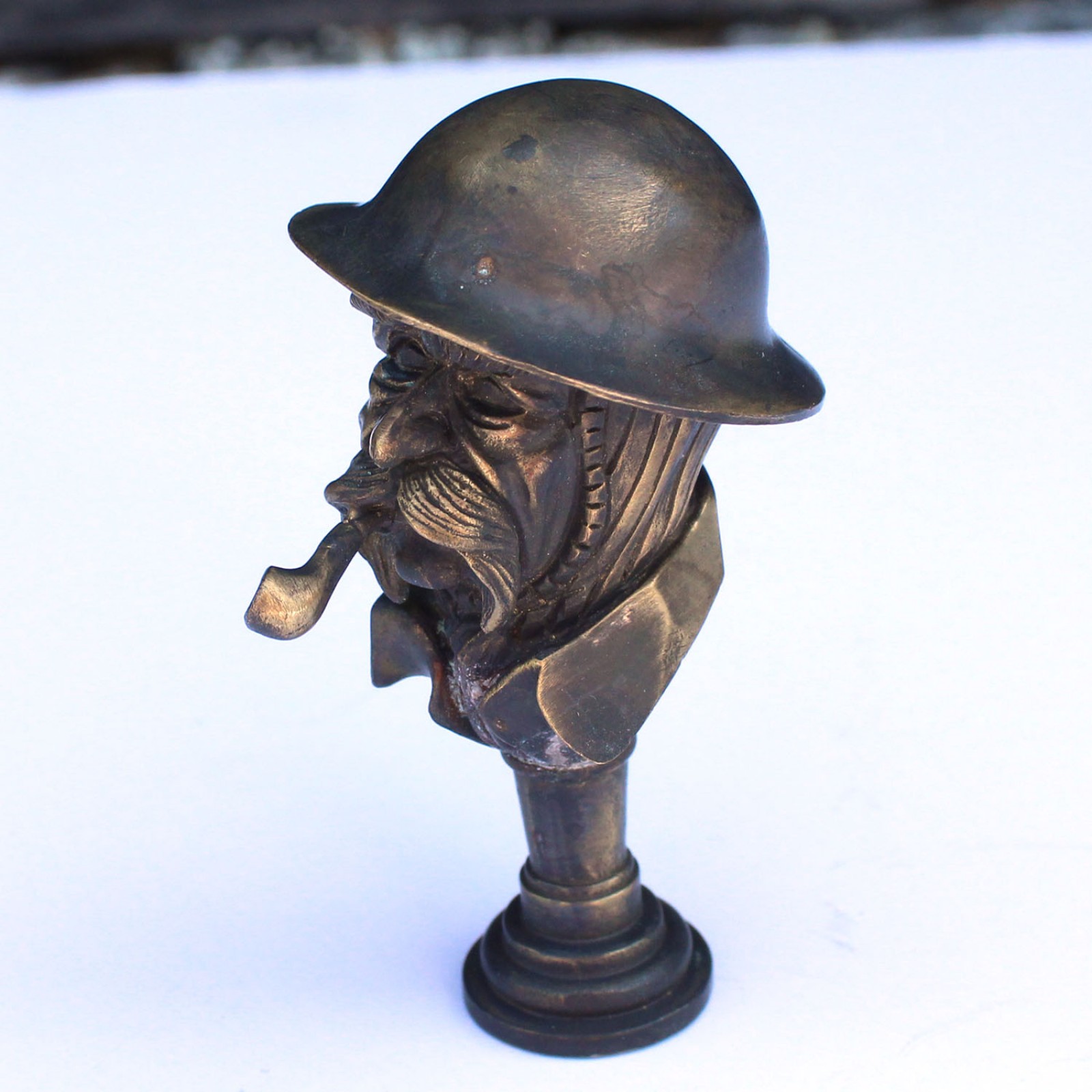 Photo of Brass World War I lieutenant Soldier Pipe Tamper
