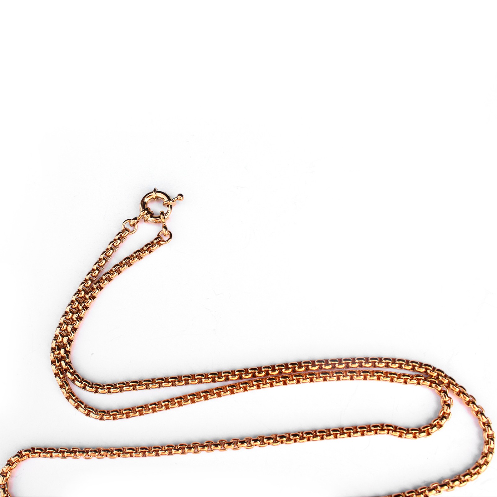 Photo of Chunky 15ct Goldplated 26inch Belcher Chain with Bolt Ring Clasp