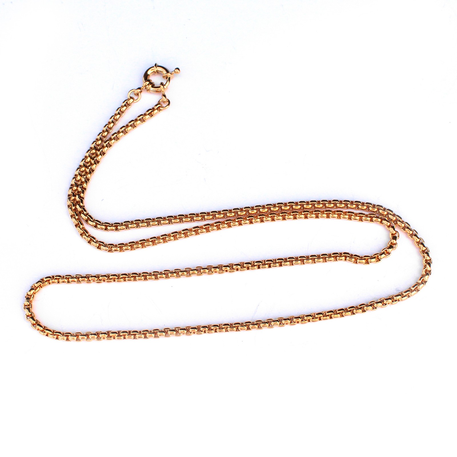 Photo of Chunky 15ct Goldplated 26inch Belcher Chain with Bolt Ring Clasp