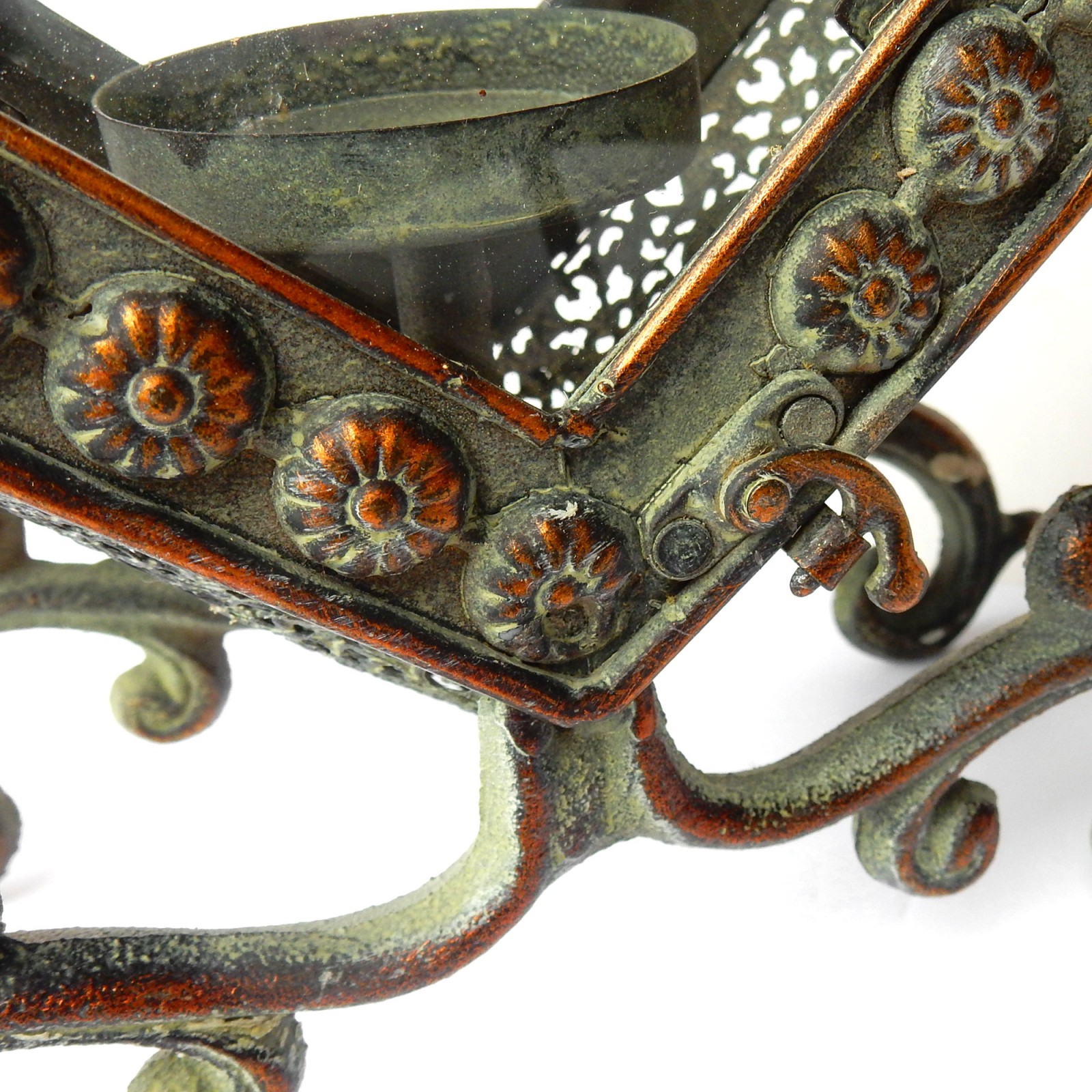 Photo of Filigree Metal Shabby Chic Heart Lantern