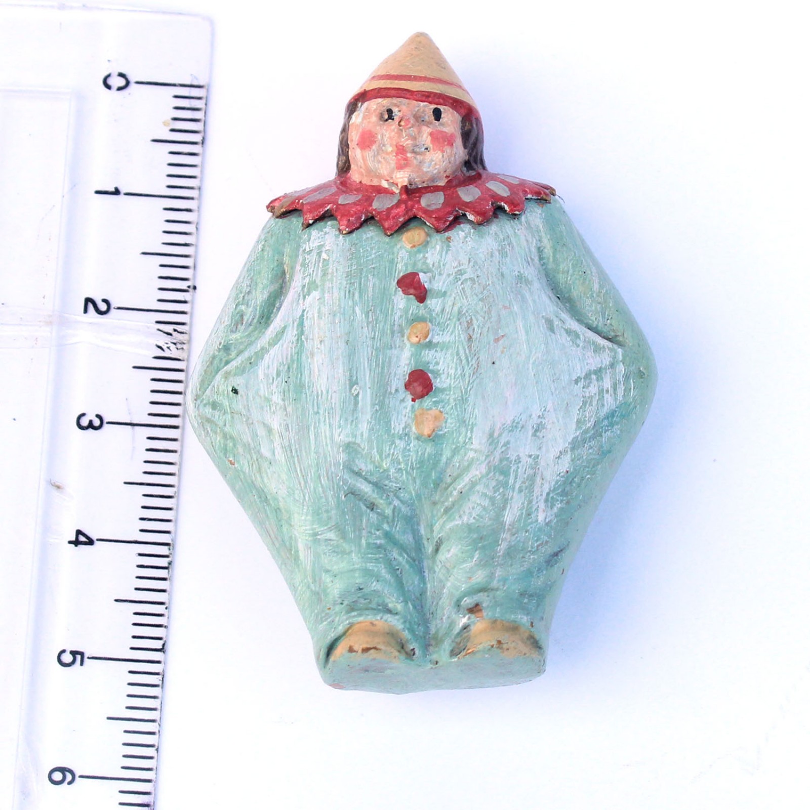 Photo of Novelty Hand Painted Clown Jester Vesta Match Safe