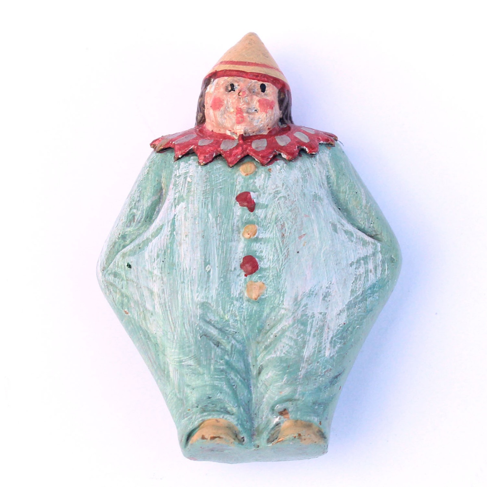 Photo of Novelty Hand Painted Clown Jester Vesta Match Safe