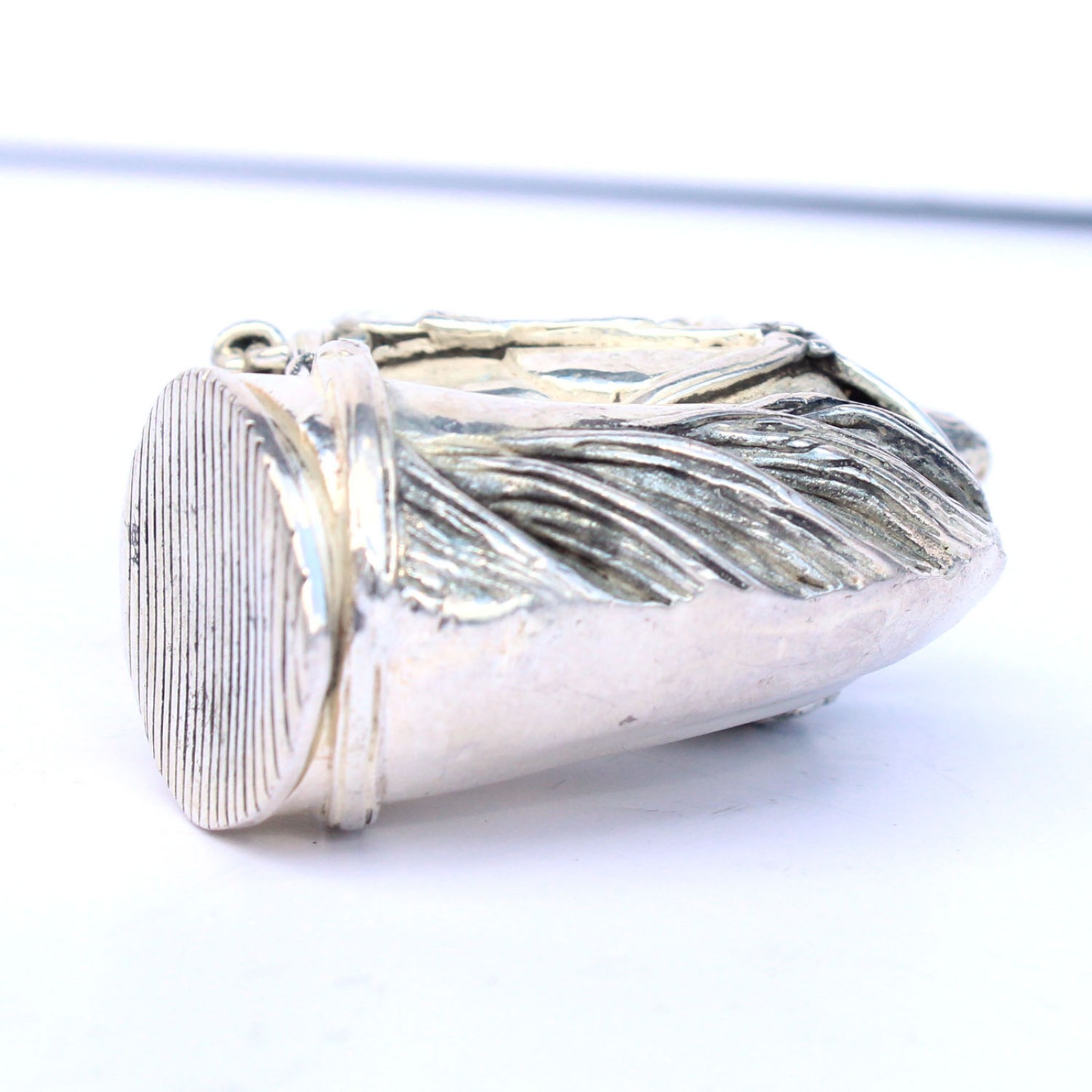 Photo of Novelty Silverplated Horse Head Vesta Match Safe