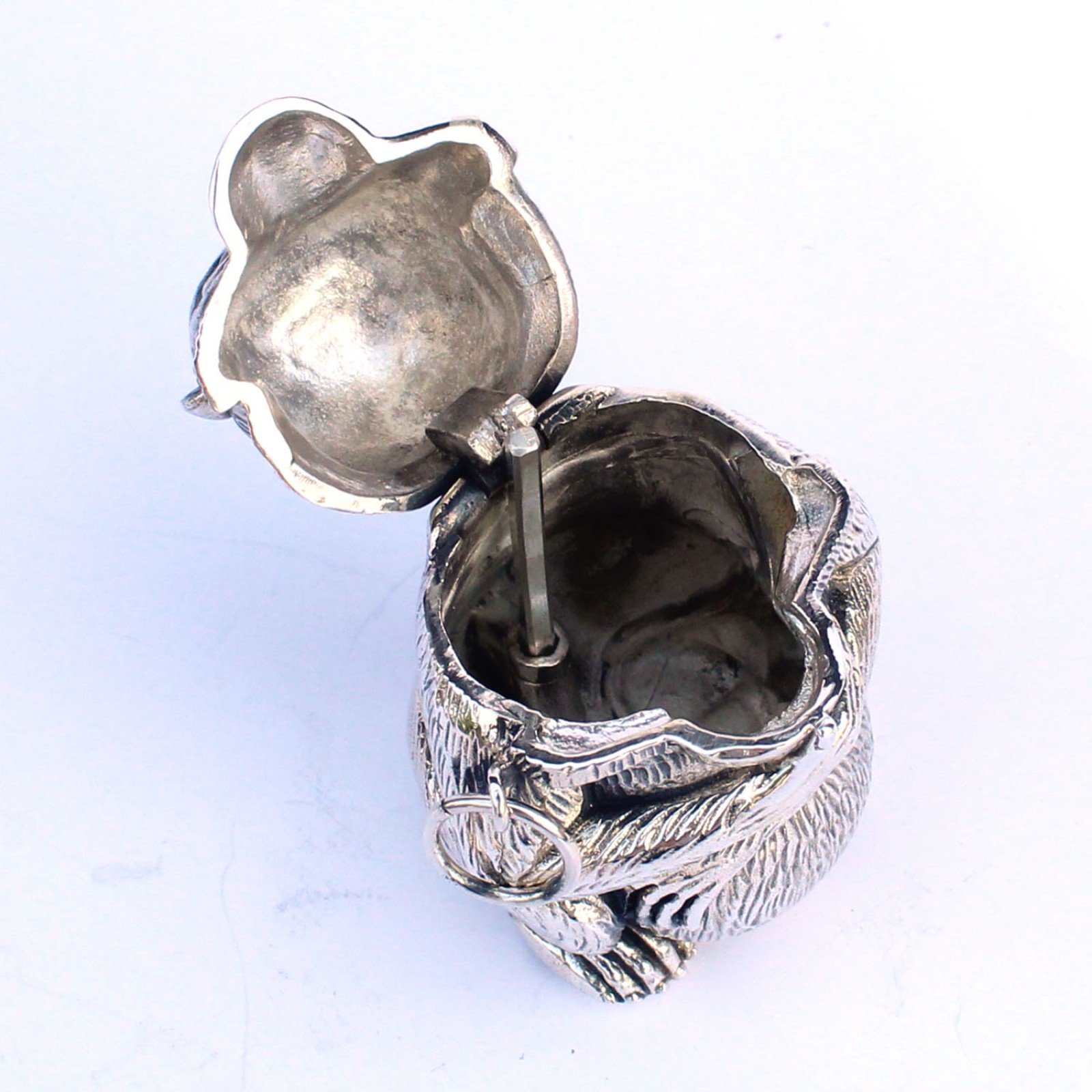Photo of Novelty Sterling Silver Monkey Vesta Match Safe