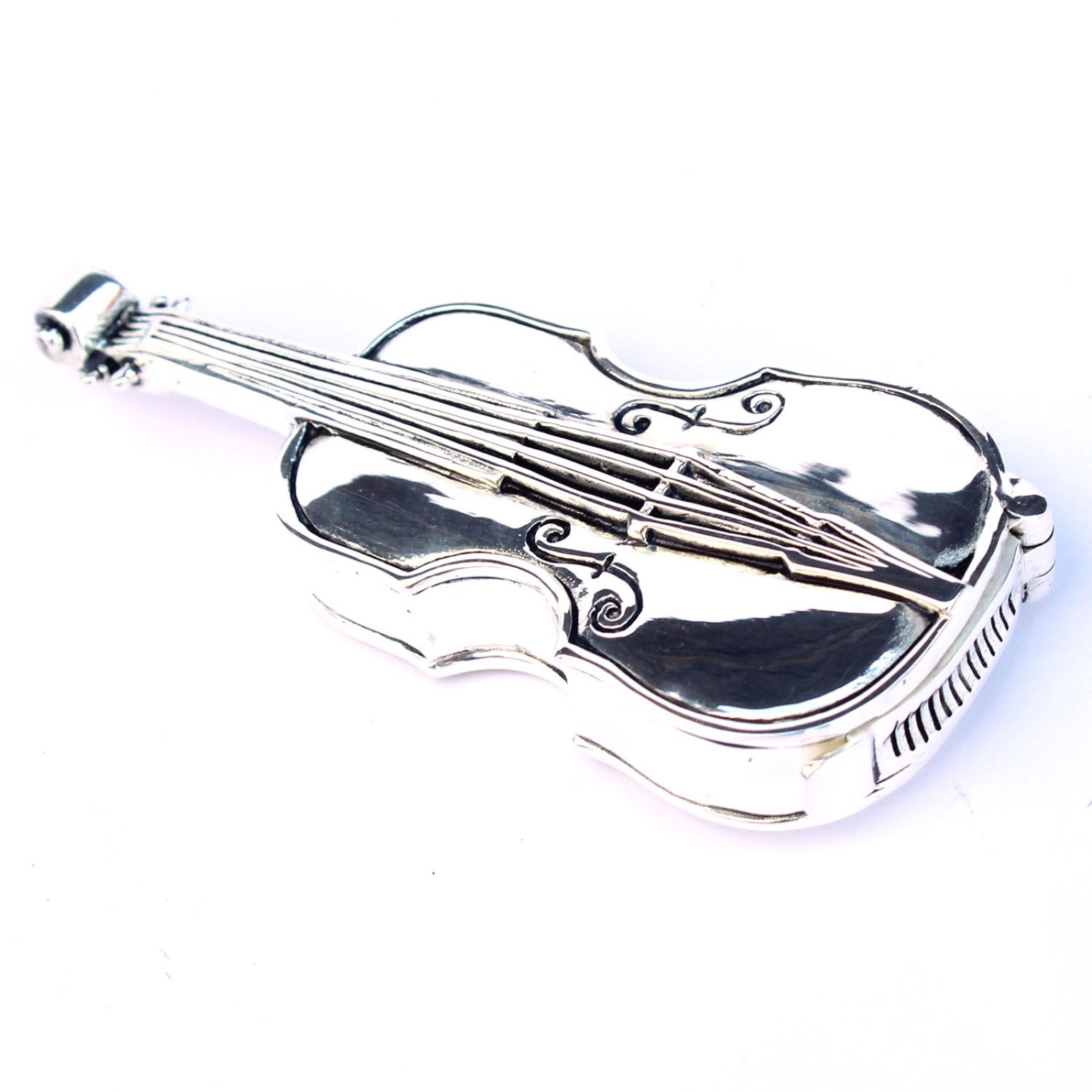 Photo of Silverplated Cello Vesta Match Safe