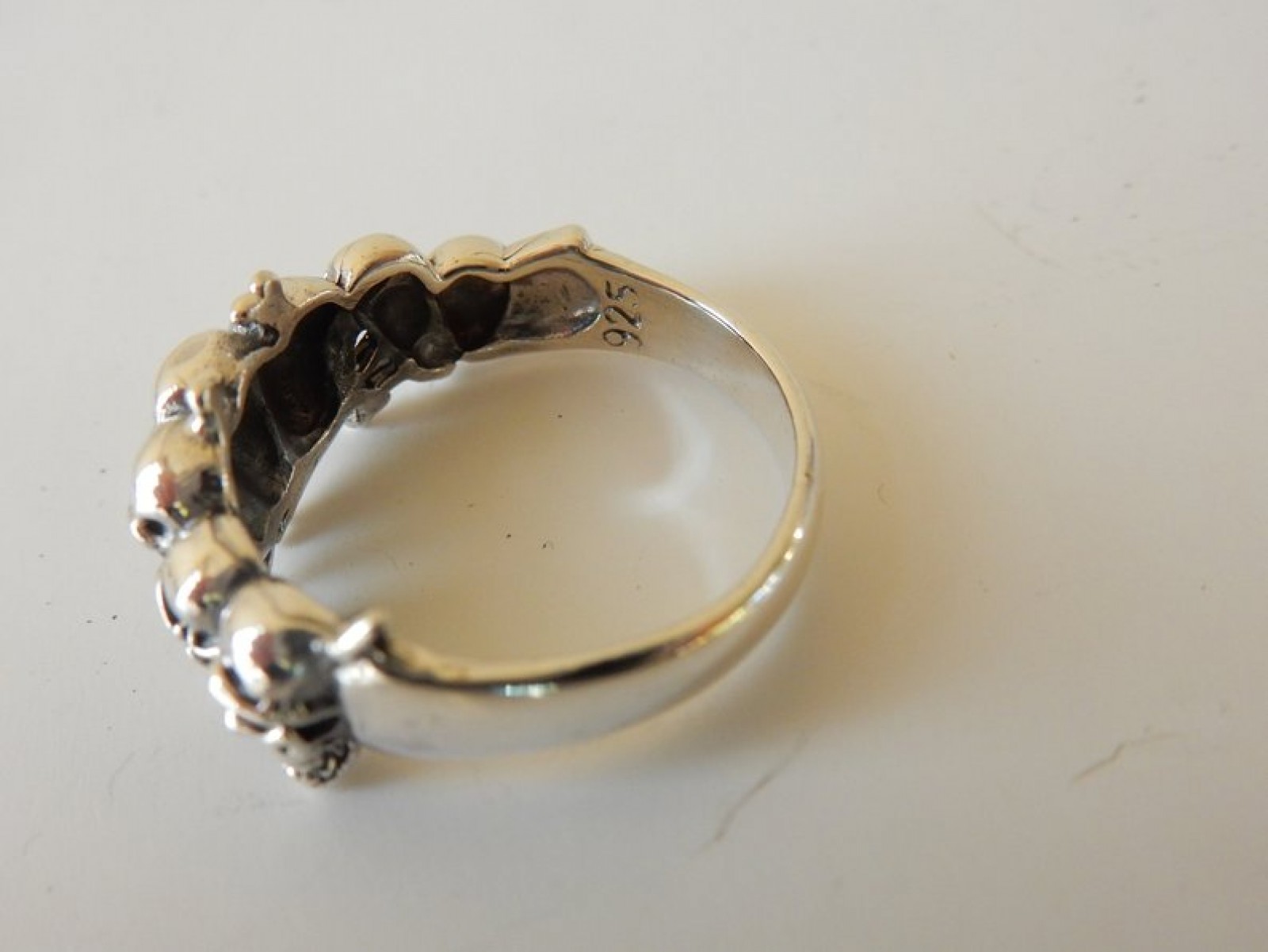 Photo of Solid Silver Skull Ring