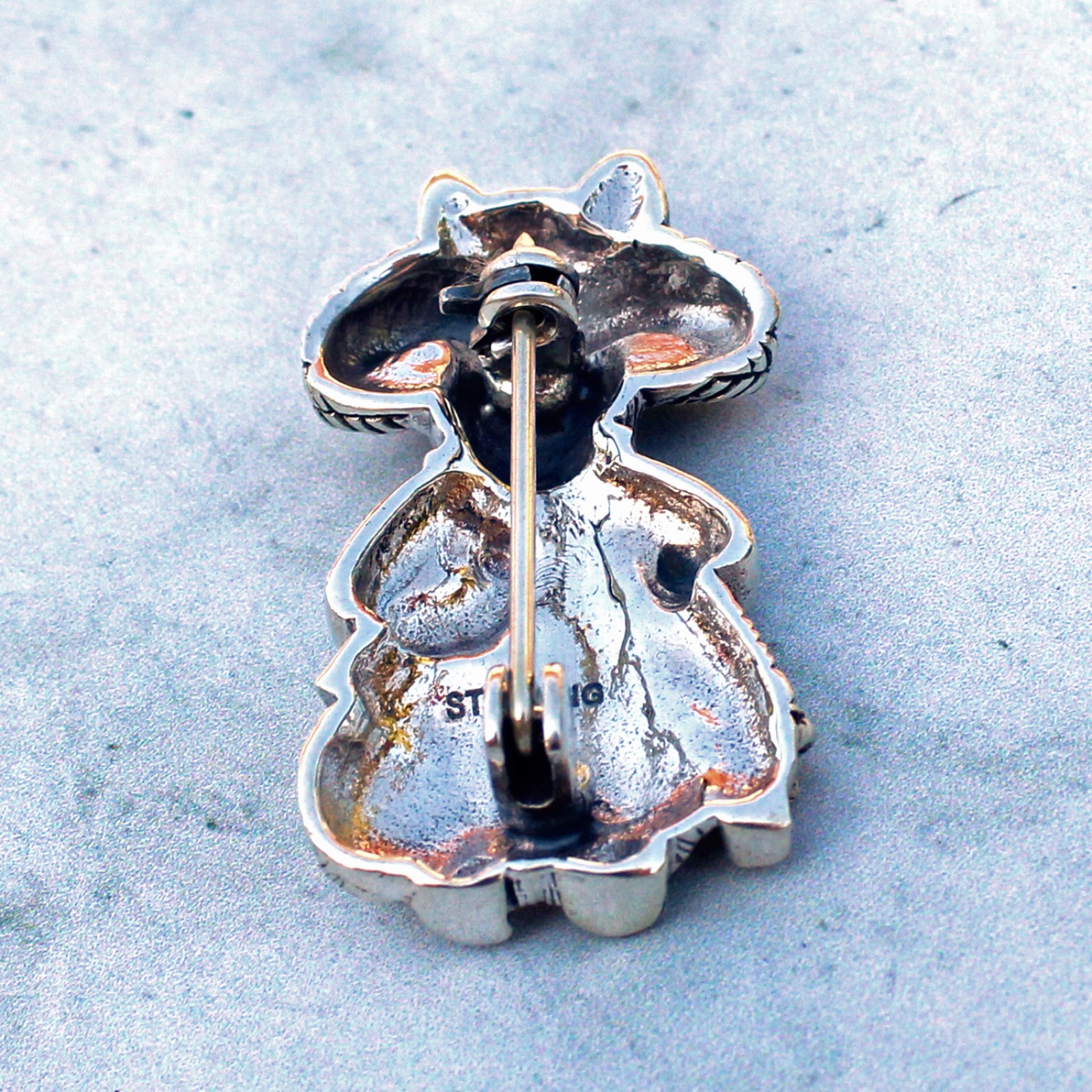 Photo of Sterling Silver Beatrix Potter Benjamin Bunny Brooch
