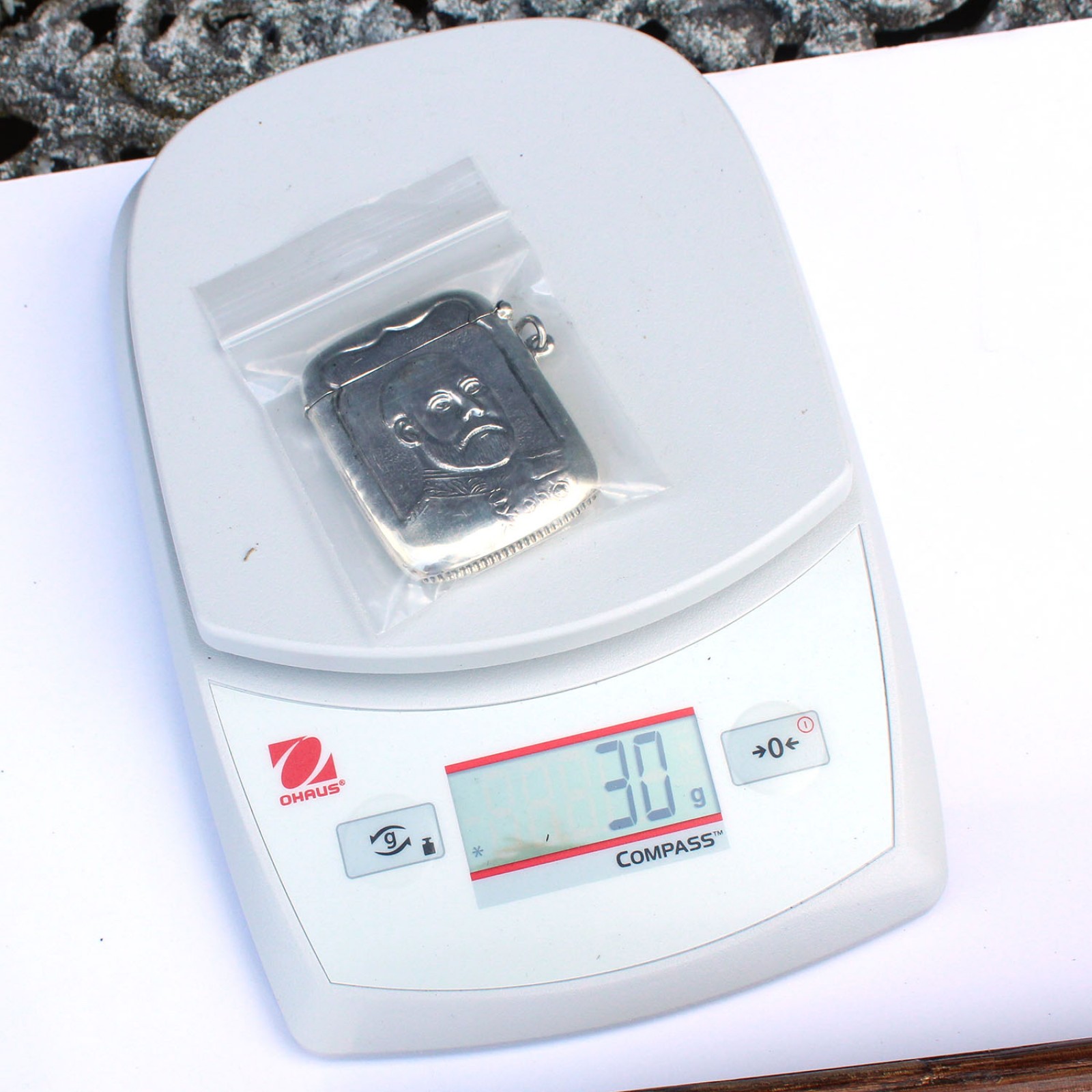 Photo of Sterling Silver King Edward VII Vesta Match Safe Container Box