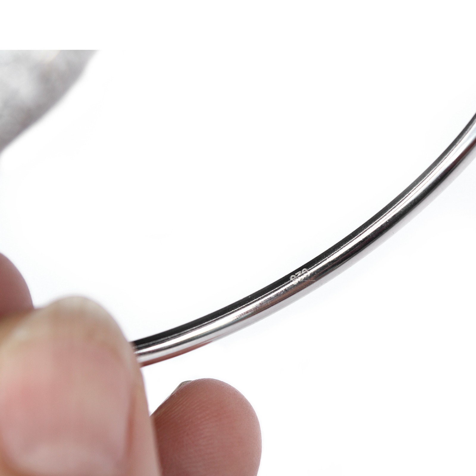 Photo of Sterling Silver Panthere Cat Torque Bangle Bracelet