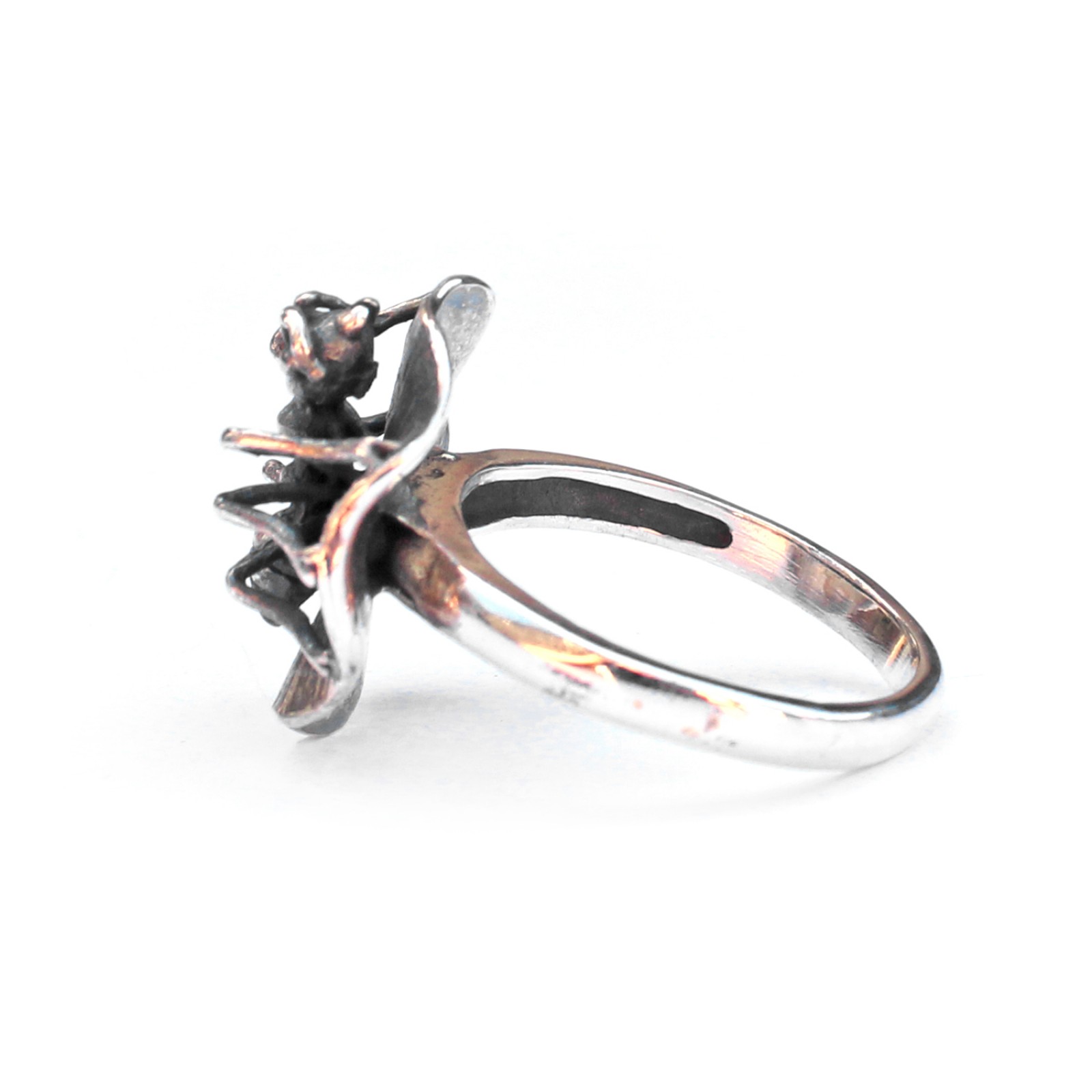 Photo of Sterling Silver Spider on Web Ring
