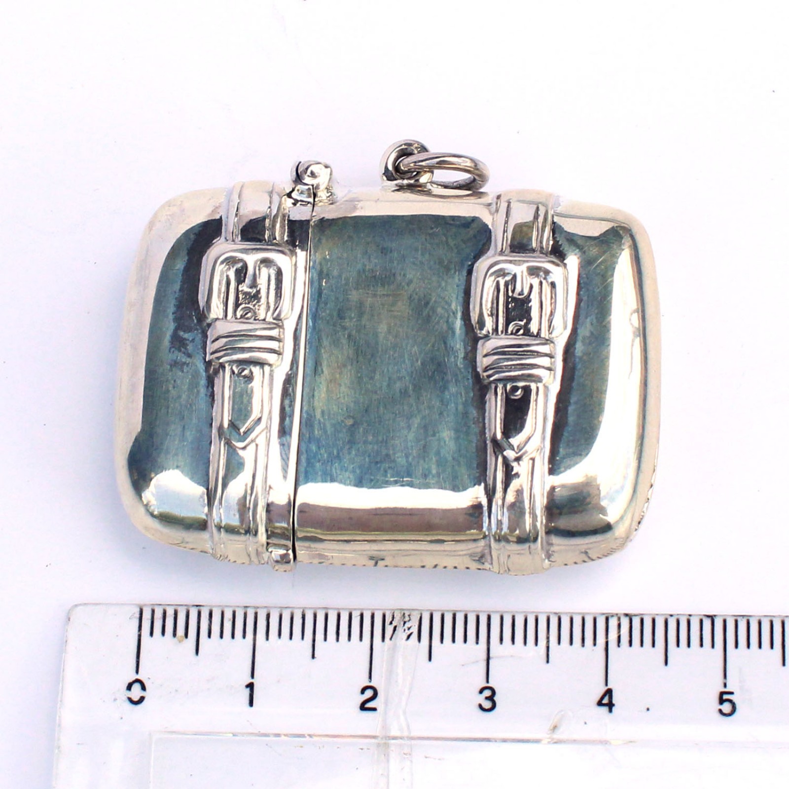 Photo of Sterling Silver Suitcase Luggage Vesta Match Safe