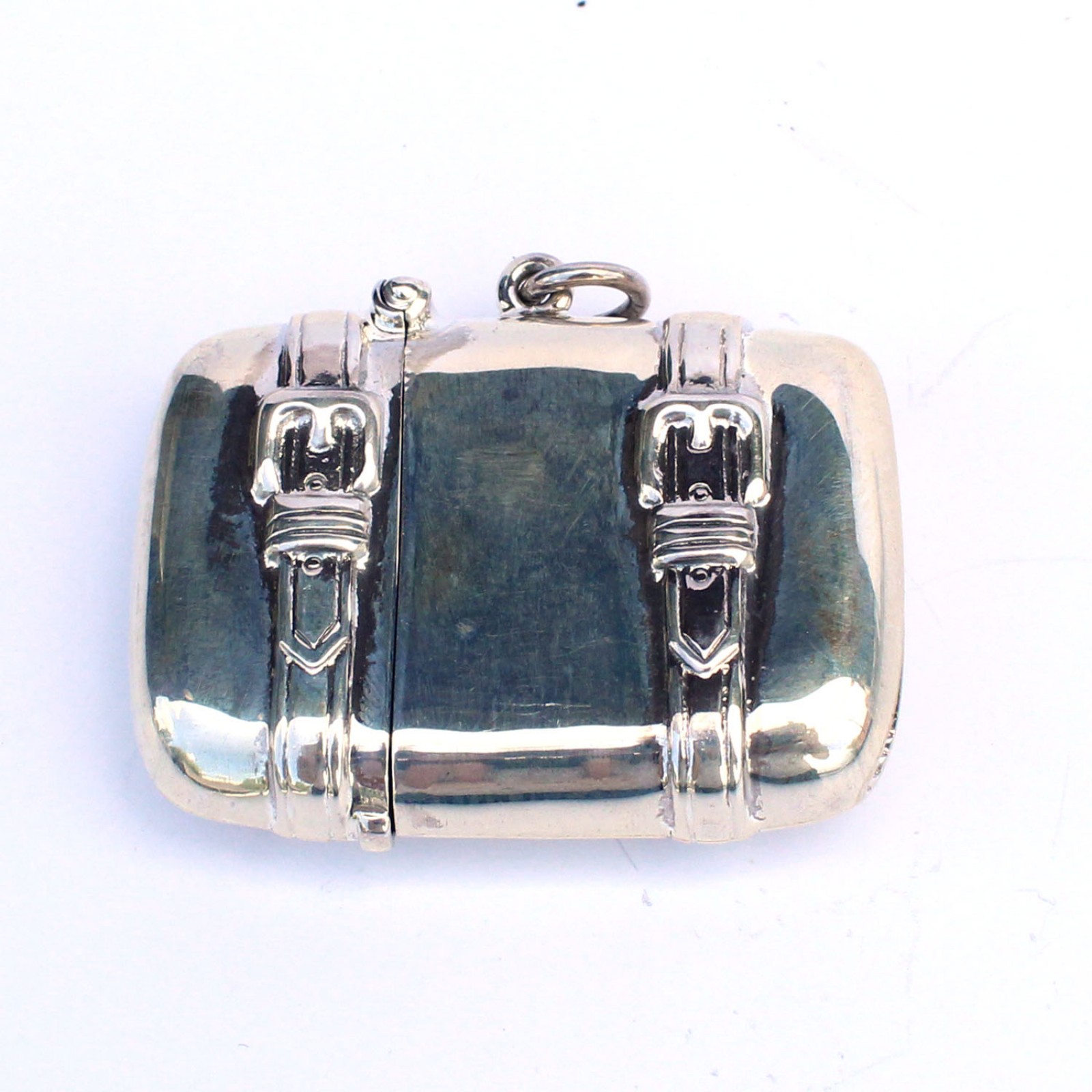 Photo of Sterling Silver Suitcase Luggage Vesta Match Safe