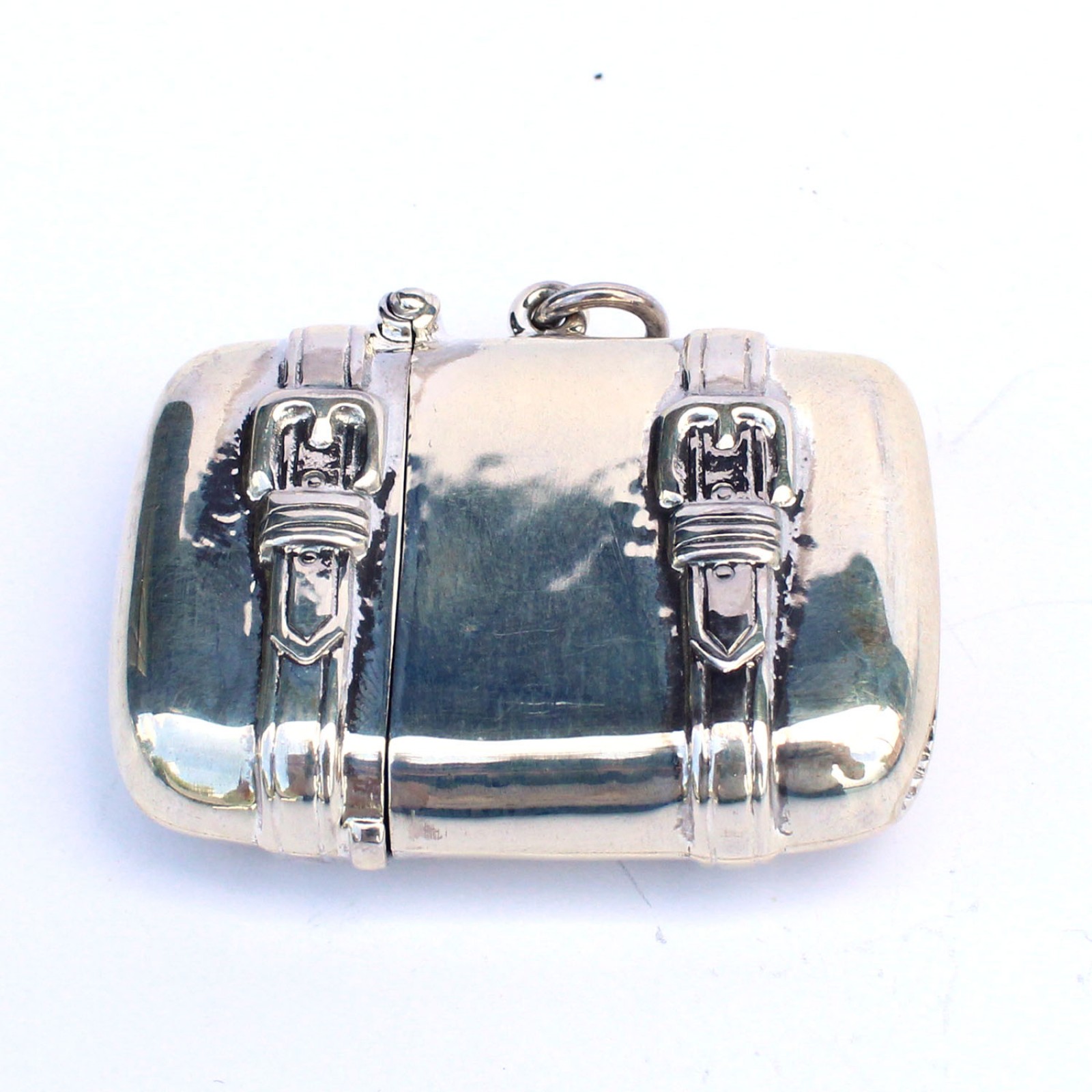 Photo of Sterling Silver Suitcase Luggage Vesta Match Safe